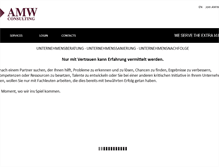 Tablet Screenshot of amw.at